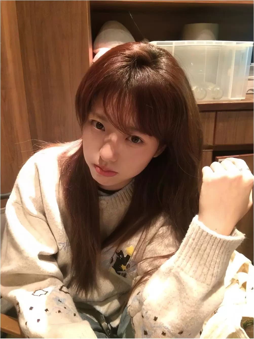 공정한 섬 니트 오픈 가디건 스웨터 여성 코트 가을 겨울철 두꺼운 루즈핏 느긋한 바람 외부 가져 가라. 캐주얼 맨위 이미지 3