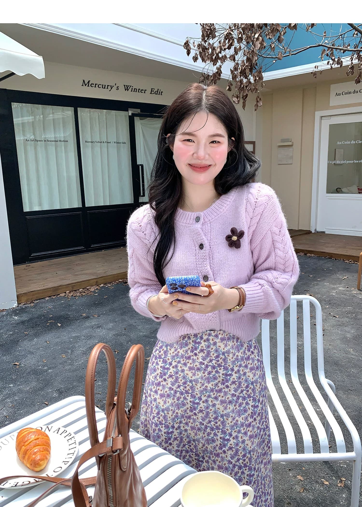 판매 부드러운 한 부서 부드러운 바람 니트 스웨터 여성 오픈 가디건 두꺼운 선 쇼트 스타일 스웨터 겨울 스웨터 상세 이미지 4