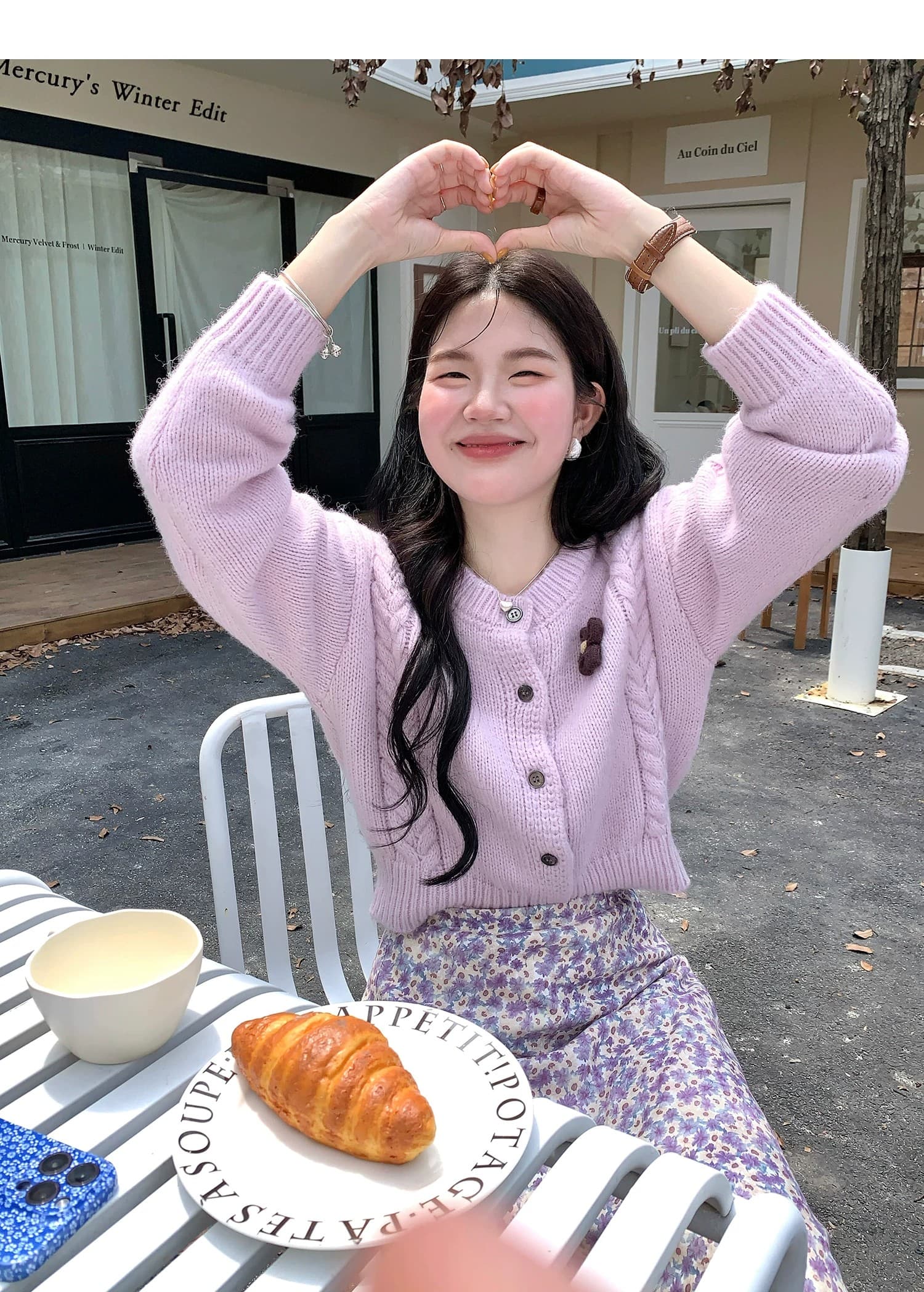판매 부드러운 한 부서 부드러운 바람 니트 스웨터 여성 오픈 가디건 두꺼운 선 쇼트 스타일 스웨터 겨울 스웨터 상세 이미지 13
