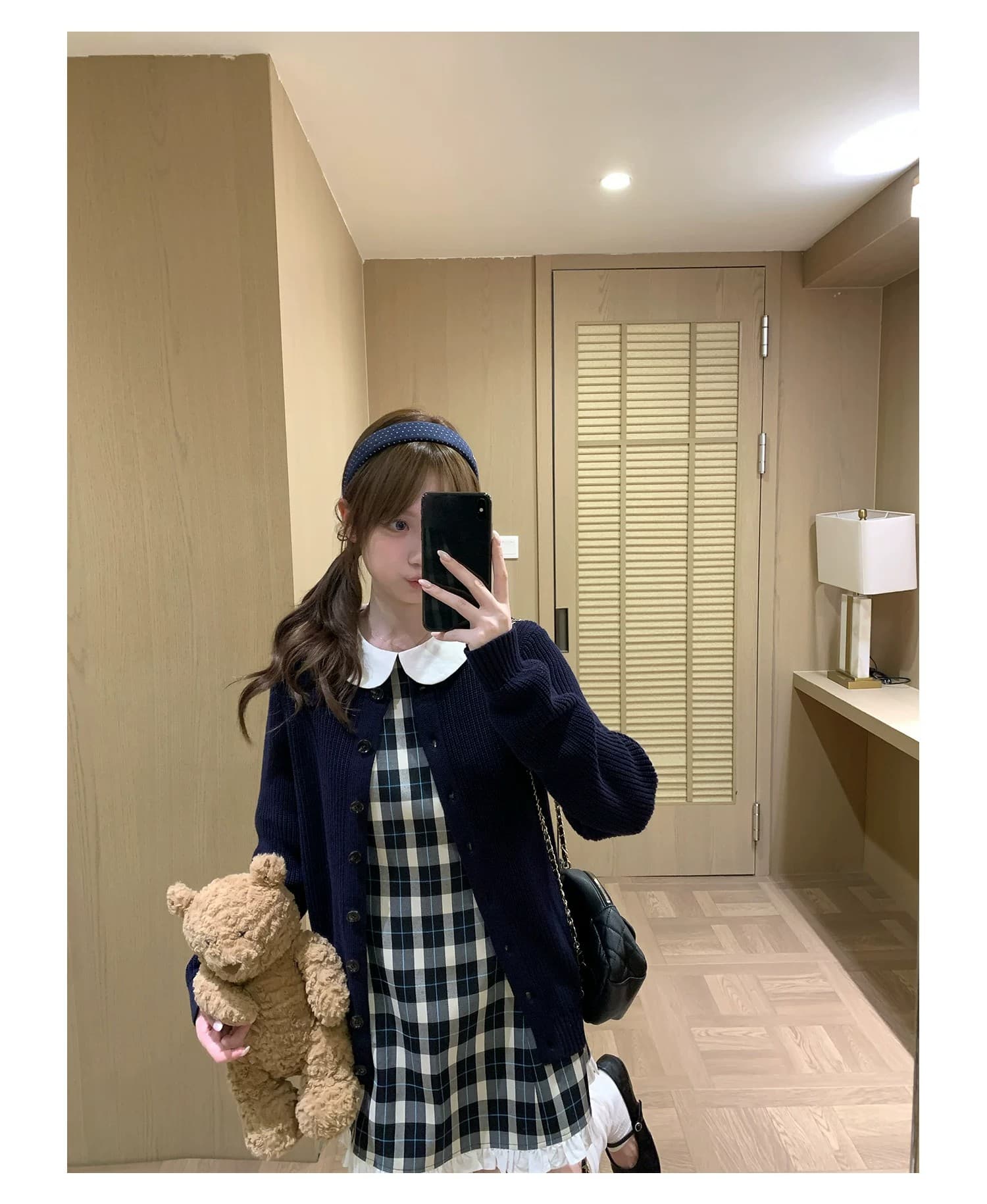 구멍 사실 귀 찮 나 느긋한 느슨함 센스 니트 오픈 가디건 여성 코트 가을 라운드 넥 품격 미니멀리즘 고급 센스 맨위 상세 이미지 33