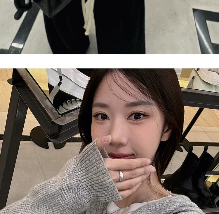 루즈핏 슬림해 보이는 3 차원 후아 남편 그리드 후드 오픈 가디건 여성 레저 다용도 양모 재킷 상세 이미지 15