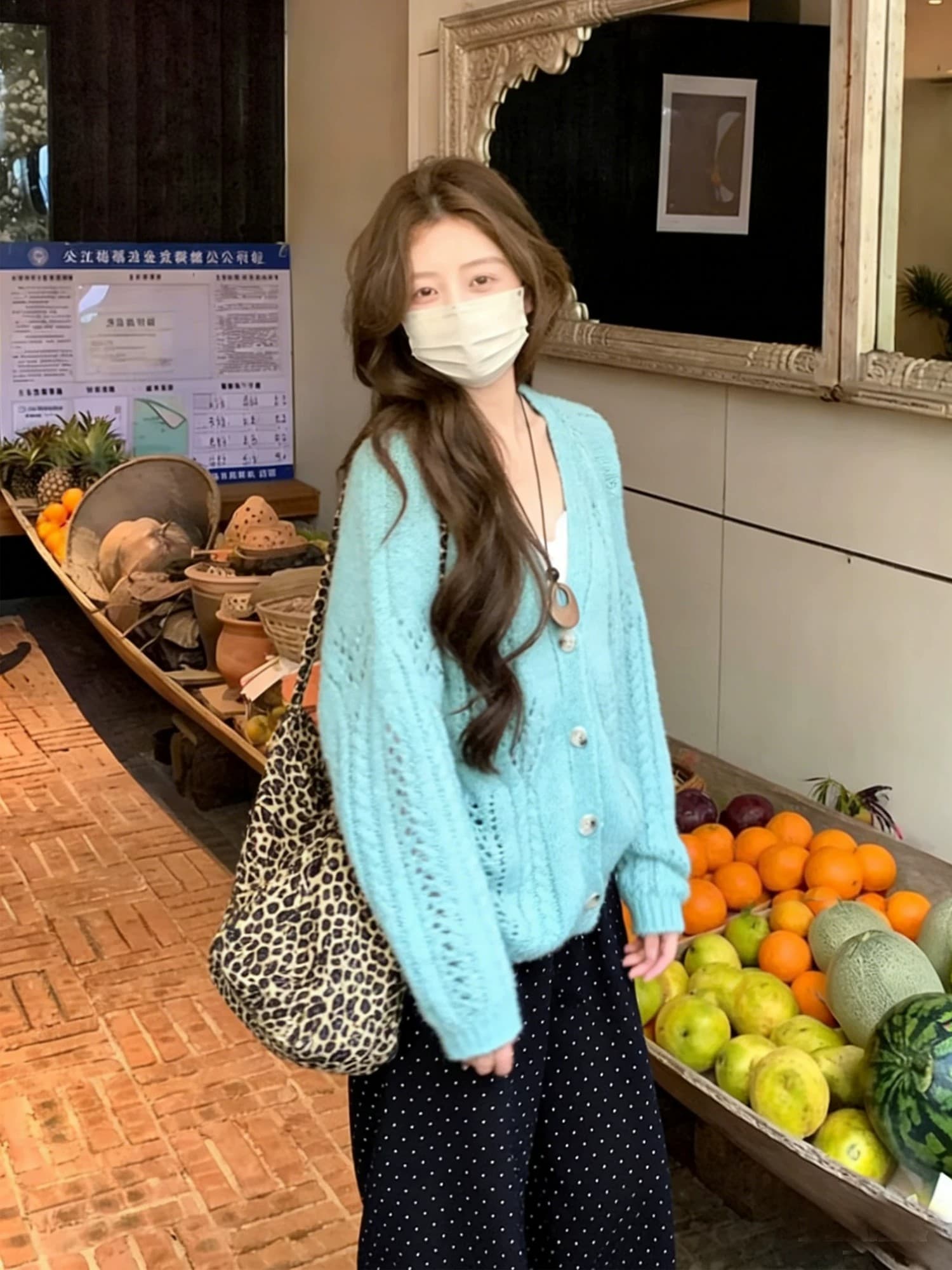 홀로우 아웃 니트 오픈 가디건 여성 조기 봄 여름 새로운 루즈핏 외부 가져 가라. 스웨터 여성 코트 얇은 스타일 다용도 맨위 상세 이미지 5