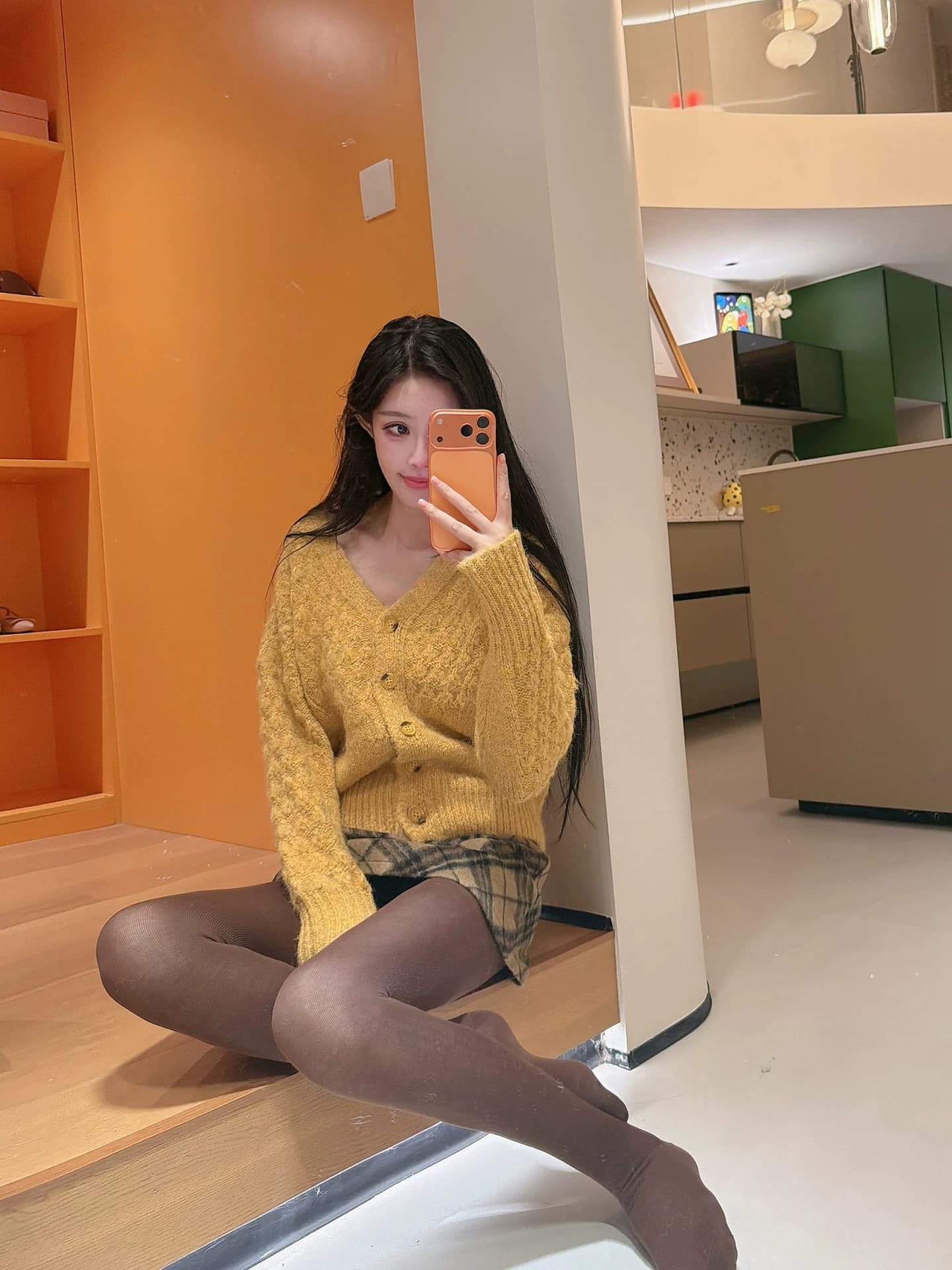 V넥 느긋한 바람 긴팔 부드러운 찹쌀 스웨터 니트 오픈 가디건 여성 가을 겨울 한 부서 캐주얼 루즈핏 슬림해 보이는 외부 가져 가라. 재킷 상세 이미지 22