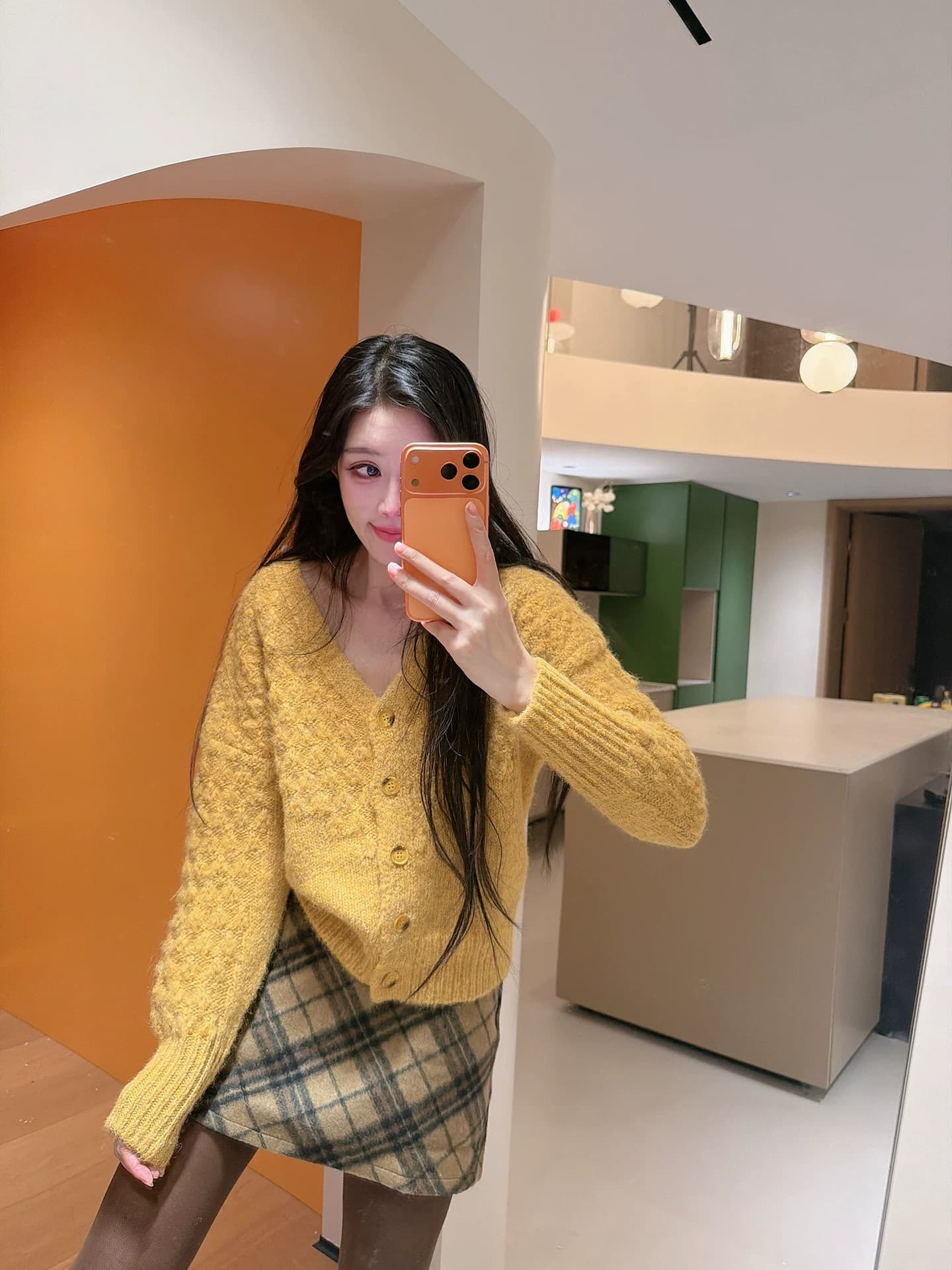 V넥 느긋한 바람 긴팔 부드러운 찹쌀 스웨터 니트 오픈 가디건 여성 가을 겨울 한 부서 캐주얼 루즈핏 슬림해 보이는 외부 가져 가라. 재킷 상세 이미지 26