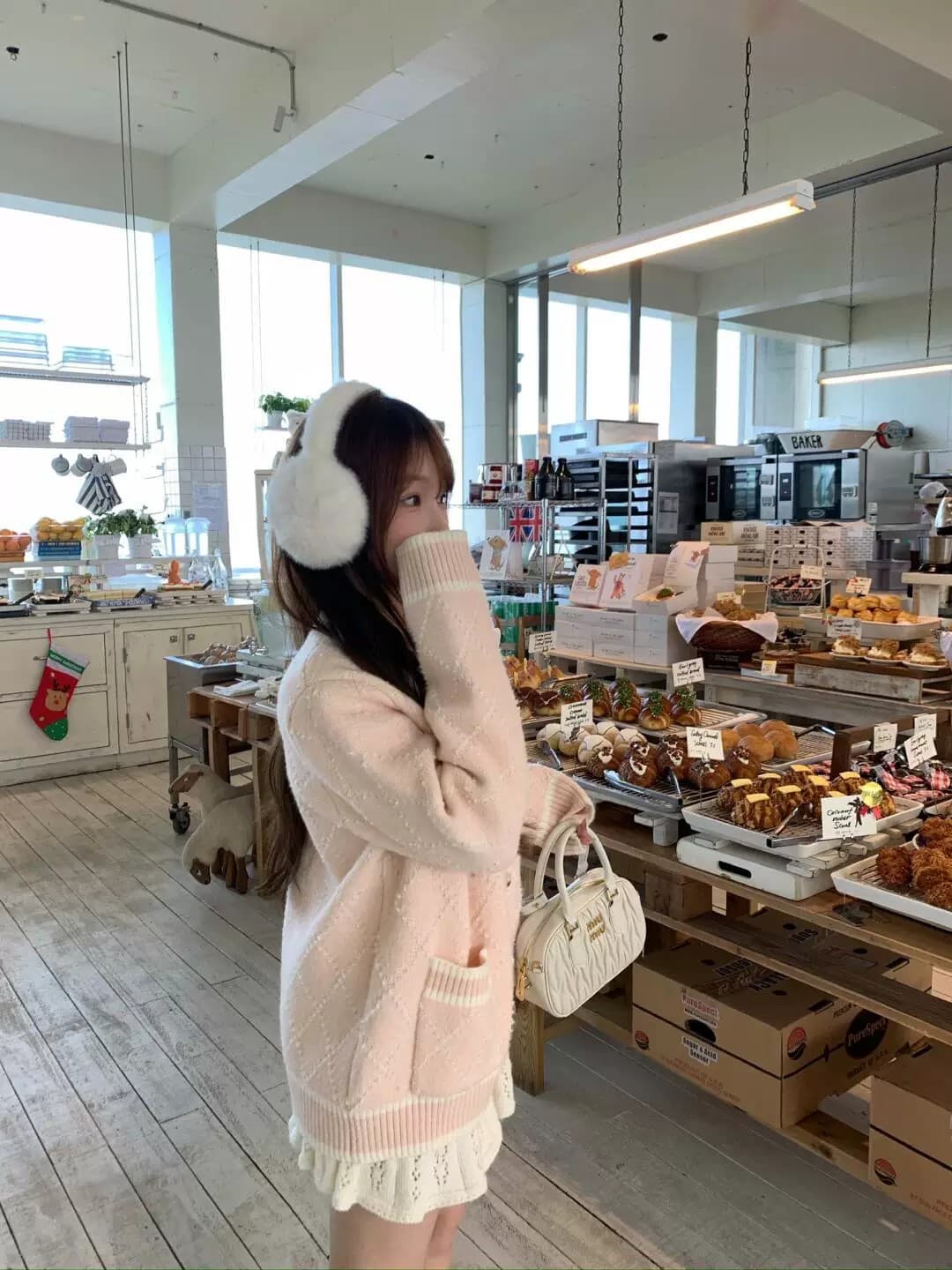 새로운 봄 가을 한국 스타일 스웨터 오픈 가디건 여성 싱글 단추 작은 대중 느긋한 바람 작은 키 재킷 니트 맨위 상세 이미지 3