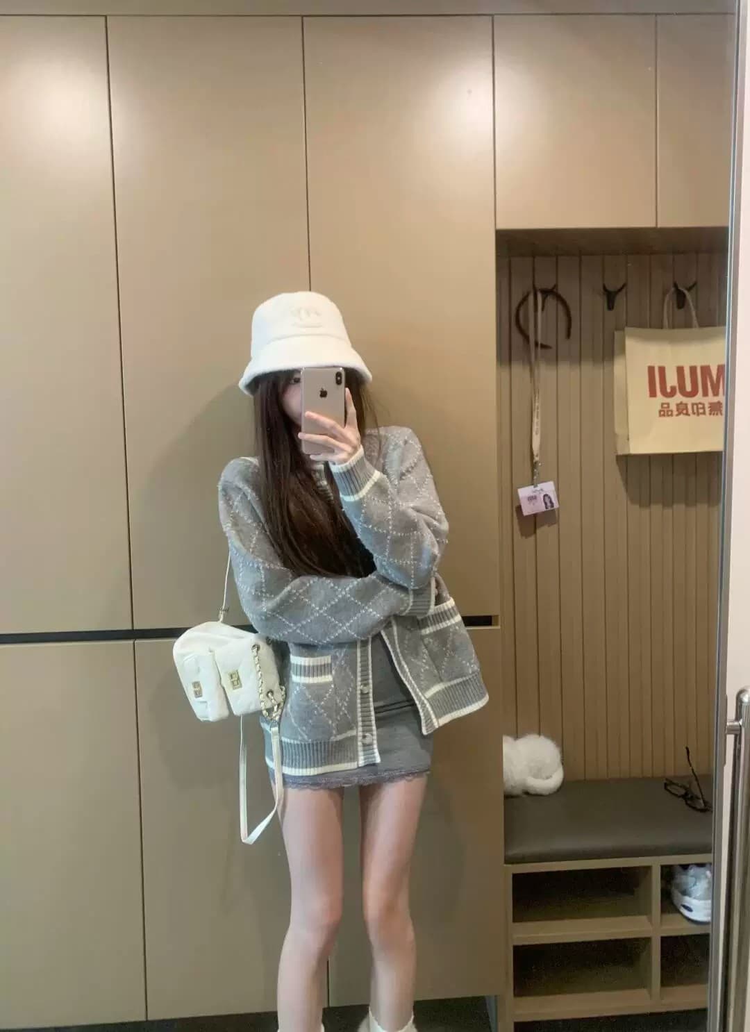 새로운 봄 가을 한국 스타일 스웨터 오픈 가디건 여성 싱글 단추 작은 대중 느긋한 바람 작은 키 재킷 니트 맨위 상세 이미지 8