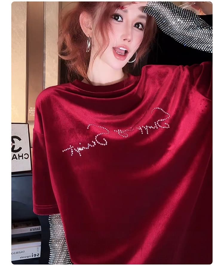 리 부드럽게 6 월 고급 ins 바람 350 그램 한국 플러시 양성 및 음성 웨어러블 인터넷 훈련 페이크 레이어드 긴팔 여성 봄 자이언트 플래시 맨위 상세 이미지 7