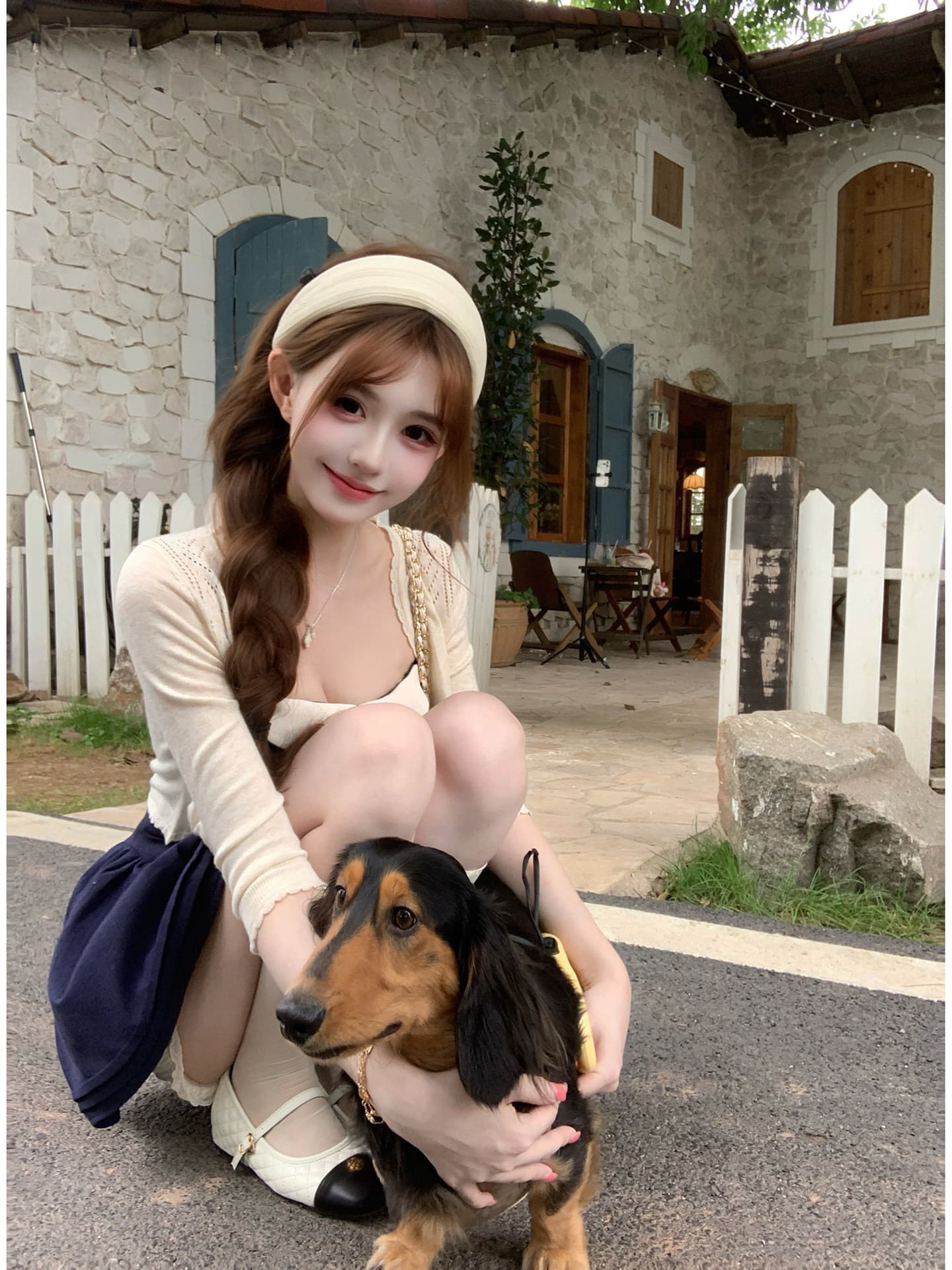 루이 茜 남쪽 법 일기 봄 여름 천 금빛 바람 오리지널 작은 대중 디자인 오픈 가디건 드레스 r3778w 이미지 4