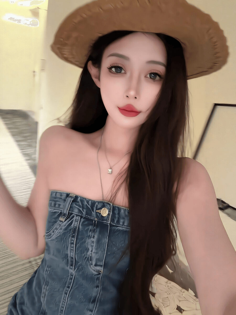 핫걸 순수한 욕망 튜브탑 데님 캐미솔 여름 새로운 몸매 가꾸기 맨위 느긋한 캐주얼 바지 화이트 바지 투피스 세트 상세 이미지 7