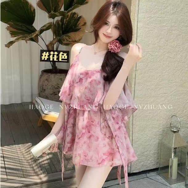 미니 스커트 꽃무늬 품격 프랑스식 작은 대중 드레스 상세 이미지 2