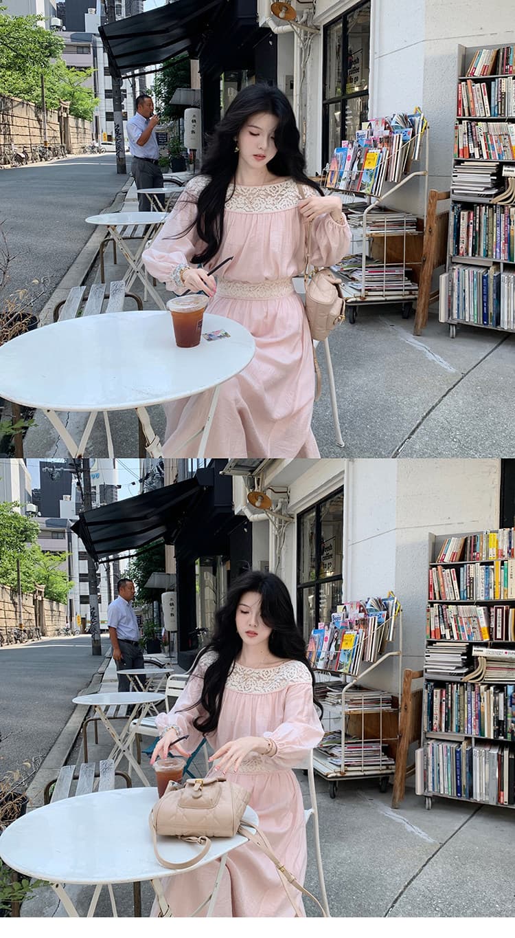 대 eees 부드러운 옥 따뜻한 향기 질감 주간 실크 전환 여름 무거운 작업 홀로우 아웃 뼈 선 레이스 조각 맨위 세트 상세 이미지 3