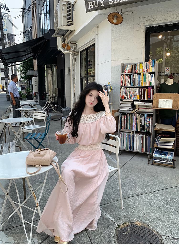 대 eees 부드러운 옥 따뜻한 향기 질감 주간 실크 전환 여름 무거운 작업 홀로우 아웃 뼈 선 레이스 조각 맨위 세트 상세 이미지 6