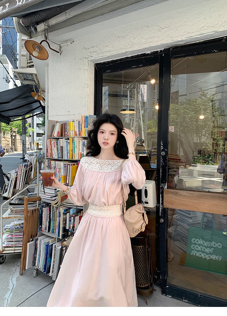 대 eees 부드러운 옥 따뜻한 향기 질감 주간 실크 전환 여름 무거운 작업 홀로우 아웃 뼈 선 레이스 조각 맨위 세트 상세 이미지 8