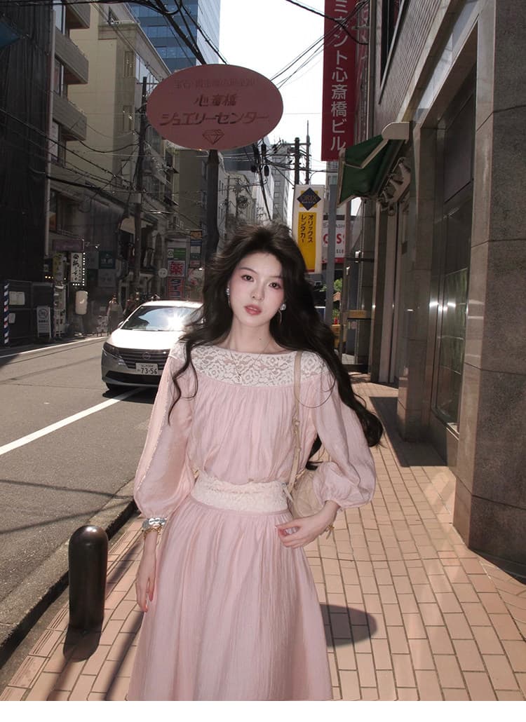대 eees 부드러운 옥 따뜻한 향기 질감 주간 실크 전환 여름 무거운 작업 홀로우 아웃 뼈 선 레이스 조각 맨위 세트 상세 이미지 14