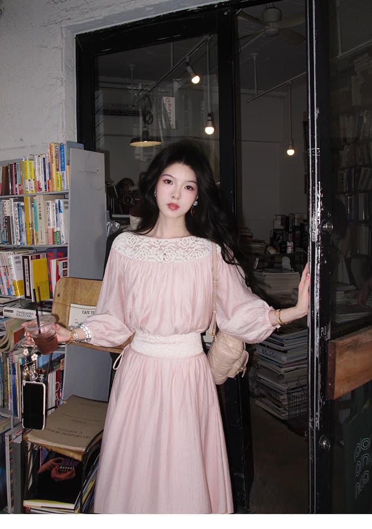 대 eees 부드러운 옥 따뜻한 향기 질감 주간 실크 전환 여름 무거운 작업 홀로우 아웃 뼈 선 레이스 조각 맨위 세트 상세 이미지 21