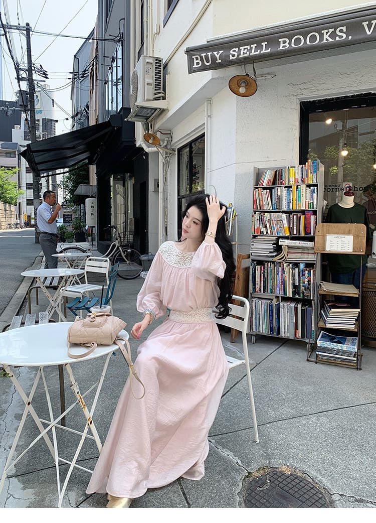 대 eees 부드러운 옥 따뜻한 향기 질감 주간 실크 전환 여름 무거운 작업 홀로우 아웃 뼈 선 레이스 조각 맨위 세트 상세 이미지 25
