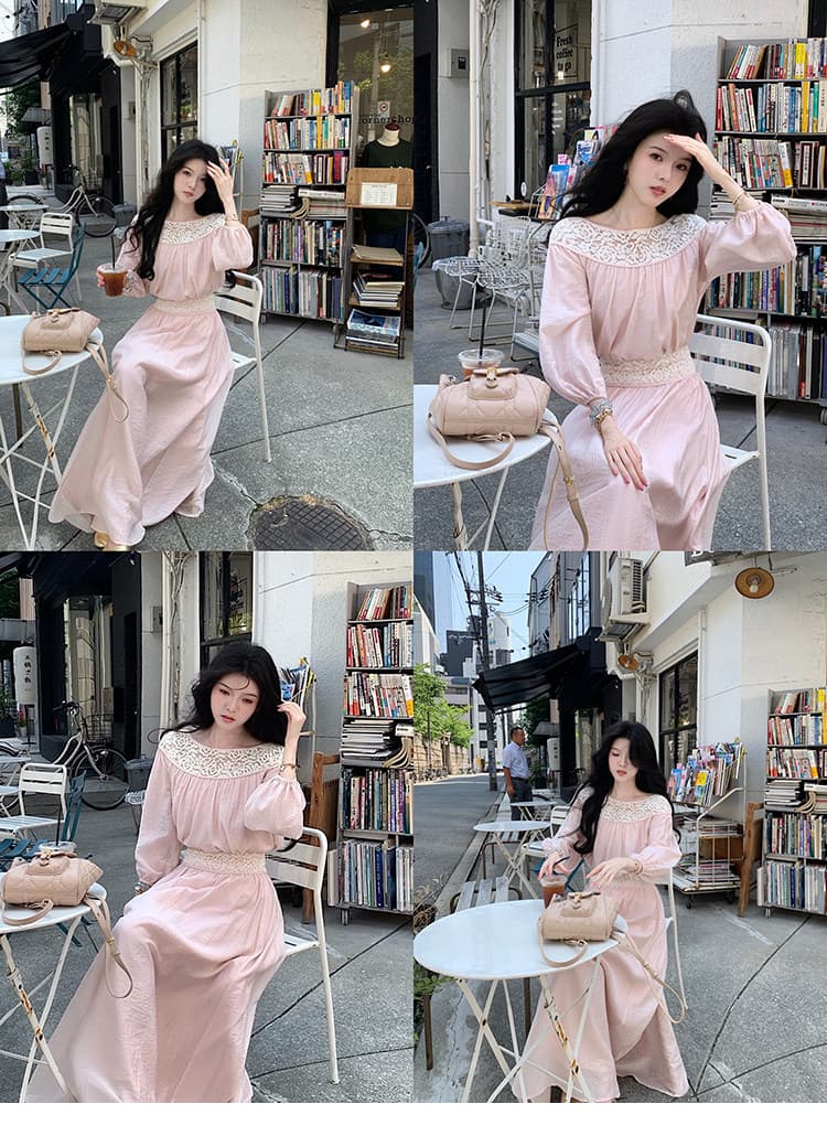 대 eees 부드러운 옥 따뜻한 향기 질감 주간 실크 전환 여름 무거운 작업 홀로우 아웃 뼈 선 레이스 조각 맨위 세트 상세 이미지 26