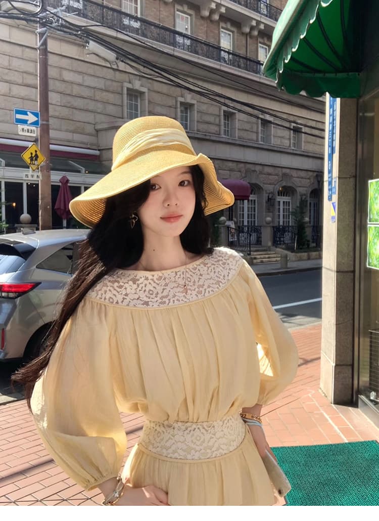 대 eees 부드러운 옥 따뜻한 향기 질감 주간 실크 전환 여름 무거운 작업 홀로우 아웃 뼈 선 레이스 조각 맨위 세트 상세 이미지 30