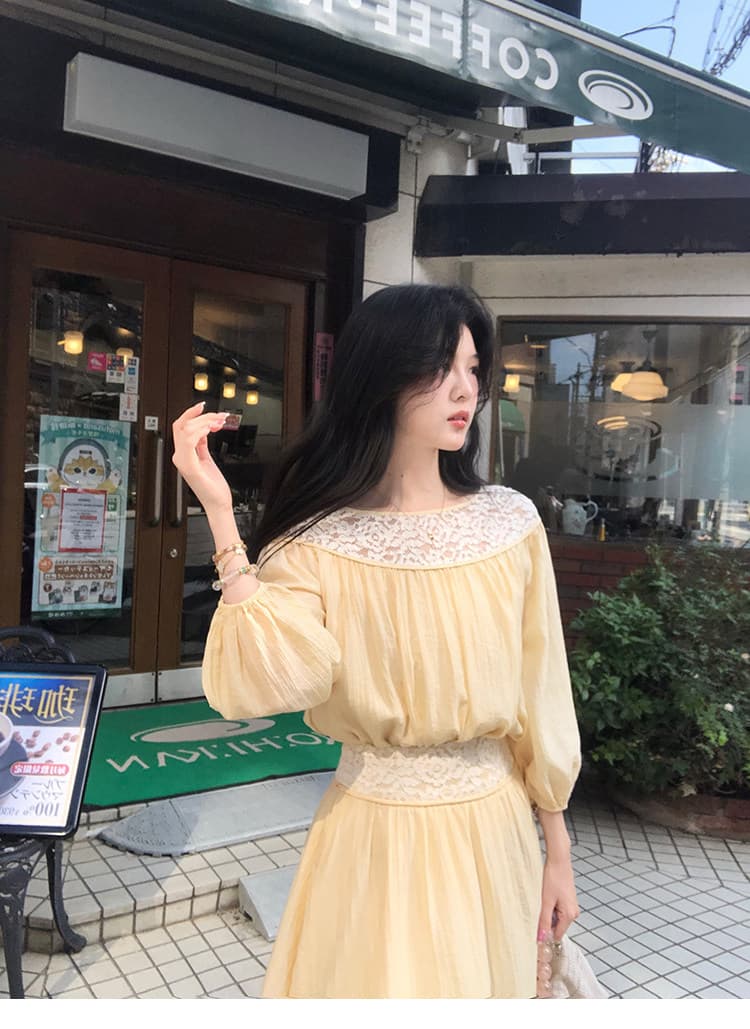 대 eees 부드러운 옥 따뜻한 향기 질감 주간 실크 전환 여름 무거운 작업 홀로우 아웃 뼈 선 레이스 조각 맨위 세트 상세 이미지 32