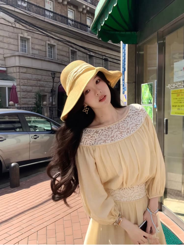 대 eees 부드러운 옥 따뜻한 향기 질감 주간 실크 전환 여름 무거운 작업 홀로우 아웃 뼈 선 레이스 조각 맨위 세트 상세 이미지 33