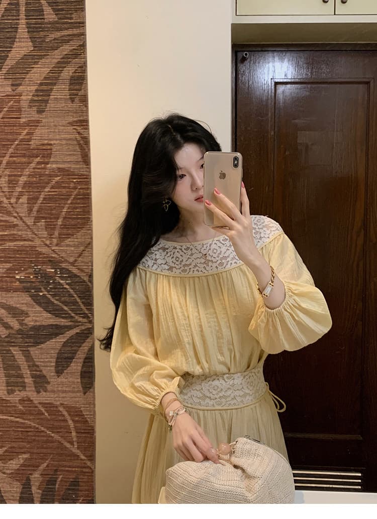 대 eees 부드러운 옥 따뜻한 향기 질감 주간 실크 전환 여름 무거운 작업 홀로우 아웃 뼈 선 레이스 조각 맨위 세트 상세 이미지 42