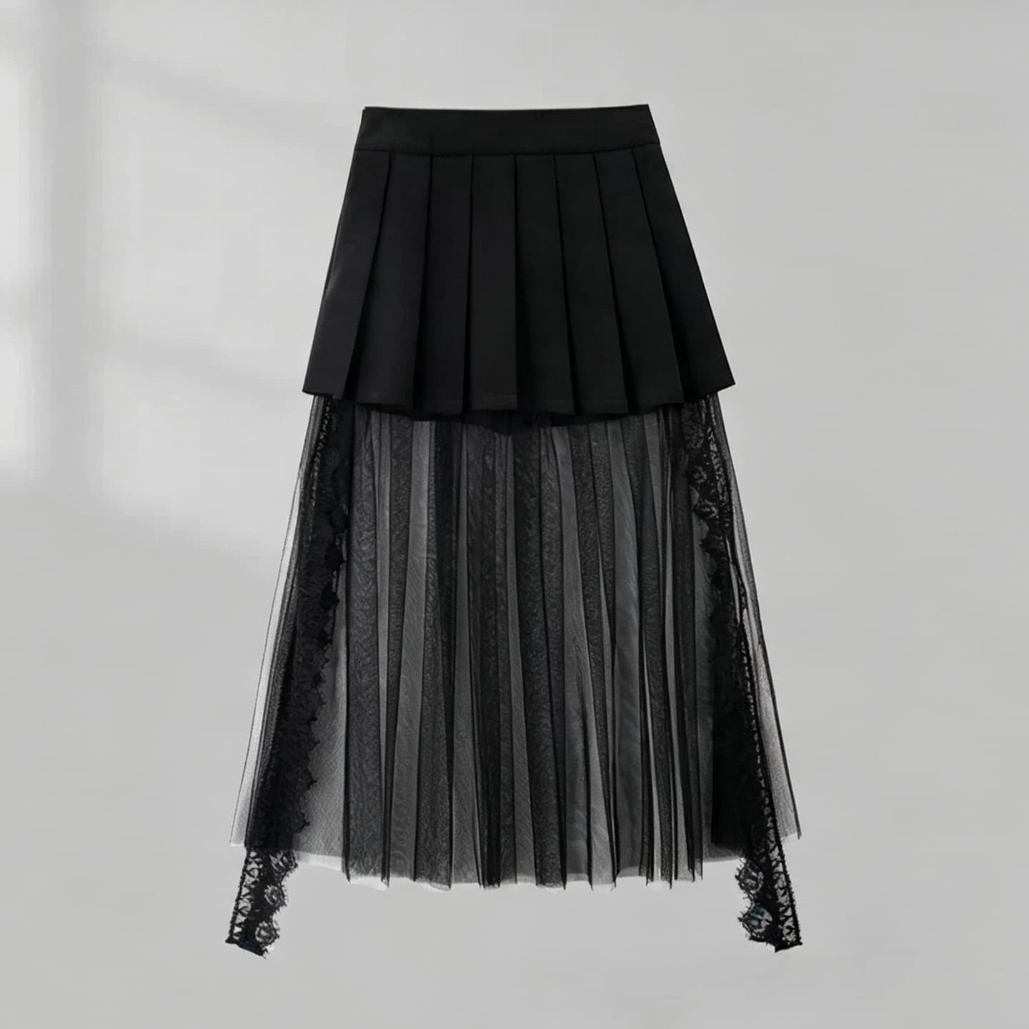 한 부서 chic 허리 인감 허리 수축 쇼트 스타일 바람막이 작은 외투 여성 가을 빛 요리 한 코치 전체 집합 착용 가져 가라. 망사 반 스커트 상세 이미지 15