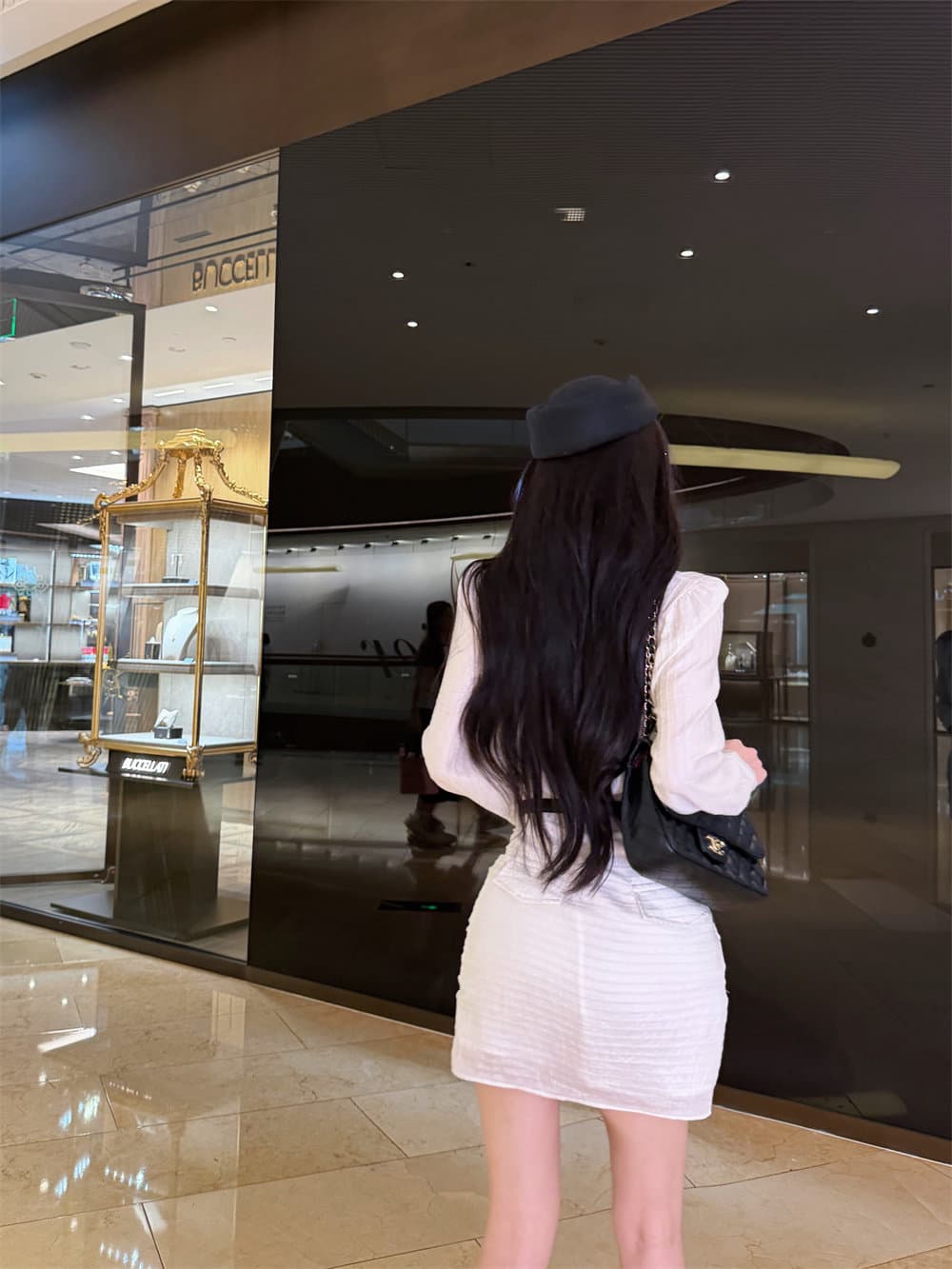 프랑스식 출퇴근 바람 화이트 단추 긴팔 셔츠 드레스 여성 가을 몸매 가꾸기 허리 수축 드레스 벨트 보내기 품격 치마 상세 이미지 3