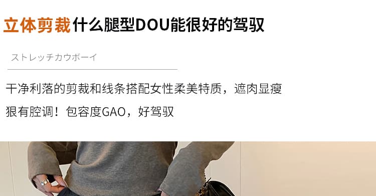 지금 임산부 어두운 회색 와이드 레깅스 바지 봄 여름 2026 새로운 페이크 레이어드 랩스커트팬츠 캐주얼 바지 루즈핏 와이드 레그 팬츠 상세 이미지 10