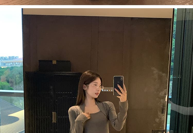 지금 임산부 어두운 회색 와이드 레깅스 바지 봄 여름 2026 새로운 페이크 레이어드 랩스커트팬츠 캐주얼 바지 루즈핏 와이드 레그 팬츠 상세 이미지 28