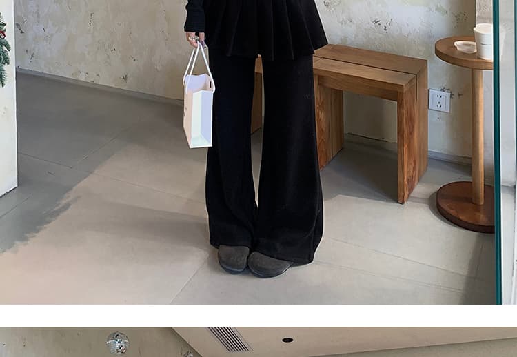 지금 임산부 어두운 회색 와이드 레깅스 바지 봄 여름 2026 새로운 페이크 레이어드 랩스커트팬츠 캐주얼 바지 루즈핏 와이드 레그 팬츠 상세 이미지 49