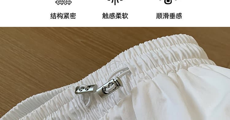 지금 임산부 화이트 꽃밭 반신 스커트 여성 봄 여름 새로운 얇은 스타일 슬림해 보이는 표지 배 하이웨이스트 캐주얼 다용도 우산 치마 상세 이미지 5