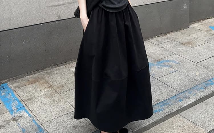 지금 임산부 화이트 꽃밭 반신 스커트 여성 봄 여름 새로운 얇은 스타일 슬림해 보이는 표지 배 하이웨이스트 캐주얼 다용도 우산 치마 상세 이미지 30