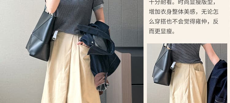 지금 임산부 고급 센스 정장 반신 스커트 2026 새로운 불규칙 작은 대중 디자인 센스 슬림해 보이는 표지 넓적 다리 A라인 스커트 상세 이미지 5