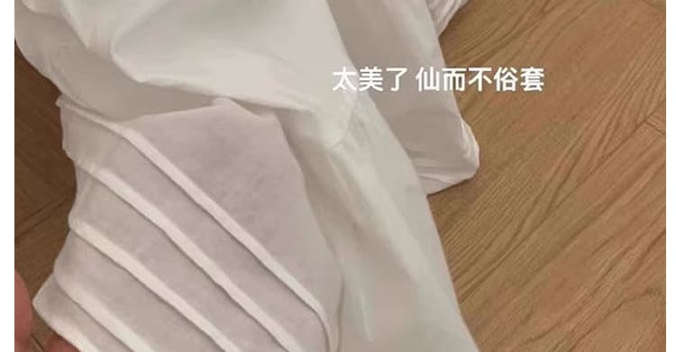 지금 임산부 화이트 반신 스커트 여성 봄 여름 작은 키 프랑스식 케이크 드레스 하이웨이스트 한 마디 우산 치마 중간 길이 치마 상세 이미지 6