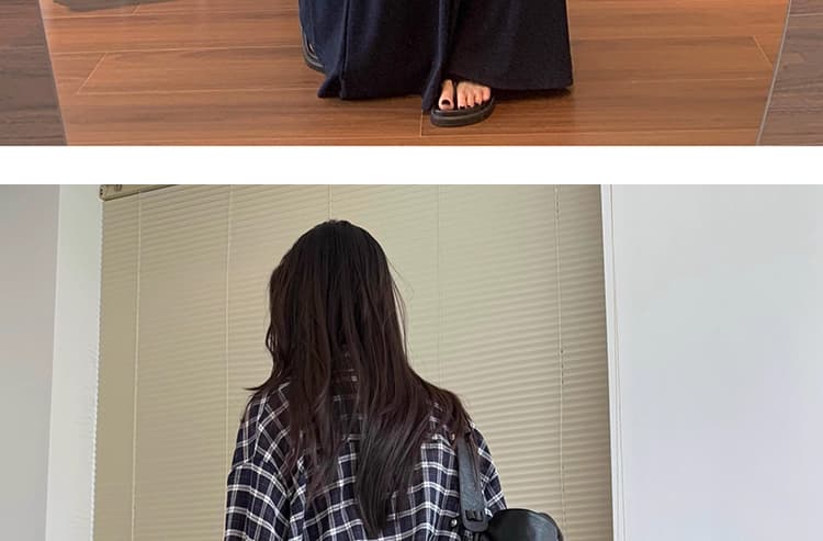 지금 임산부 느긋한 바람 도루 가을 센스 트임 반신 스커트 새로운 여성 봄 여름 한 부서 하이웨이스트 슬림해 보이는 한 마디 롱 스커트 상세 이미지 53