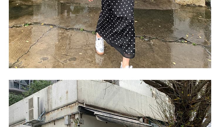 지금 임산부 반신 스커트 작은 키 여름 2026 새로운 롱 스커트 여성 도트 무늬 반신 스커트 프랑스식 롱 코트 고유 한 치마 상세 이미지 56