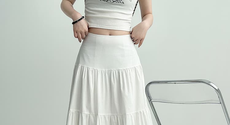 지금 임산부 작은 대중 디자인 센스 패치워크 없음 복부 지지 롱 코트 반신 스커트 여성 2026 여름 가을 센스 다용도 케이크 드레스 상세 이미지 23