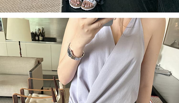 지금 임산부 도루 센스 와이드 레그 팬츠 새로운 여성 여름 주간 실크 라이 경기 서울 감기 센스 스트레이트 니트 캐주얼 부드러운 찹쌀 바지 상세 이미지 73