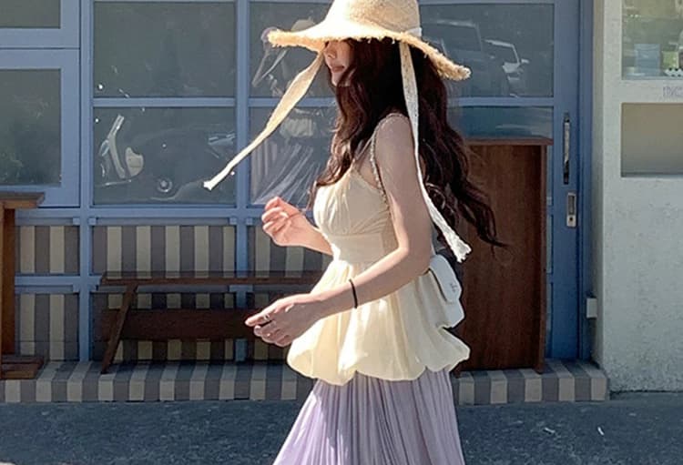 지금 임산부 깃발 실 반신 스커트 여름 하이웨이스트 도루 센스 한 마디 롱 스커트 핑크색 서리가 내린 부서 고유 한 Chic 반 스커트 상세 이미지 94
