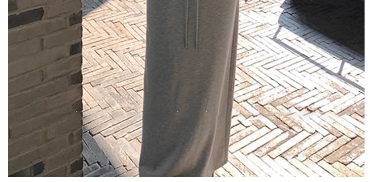 지금 임산부 느긋한 바람 펌프 로프 도루 가을 센스 트임 반신 스커트 여성 여름 한 부서 하이웨이스트 슬림해 보이는 타이트 스커트 길다 치마 상세 이미지 6
