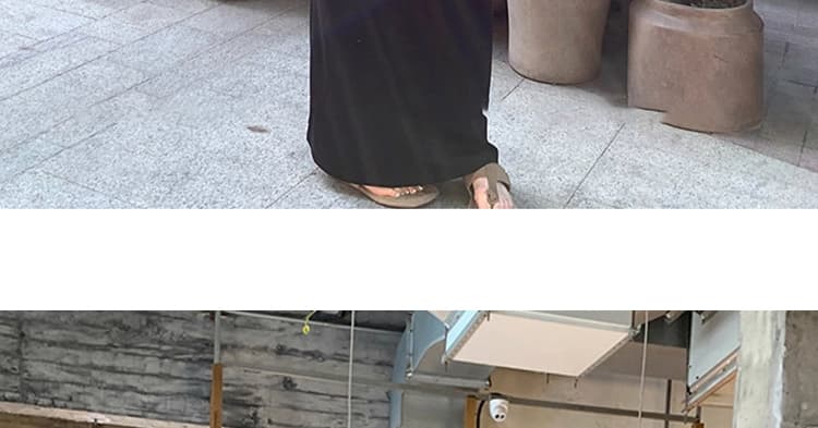 지금 임산부 느긋한 바람 펌프 로프 도루 가을 센스 트임 반신 스커트 여성 여름 한 부서 하이웨이스트 슬림해 보이는 타이트 스커트 길다 치마 상세 이미지 34