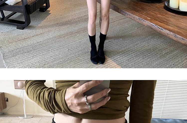 지금 임산부 모달 반 스커트 뒤집다 측면 한 마디 신축성 미니 스커트 새로운 여름 노출 방지 나만의 것을 가져와 라. 안전 바지 미니 스커트 상세 이미지 34