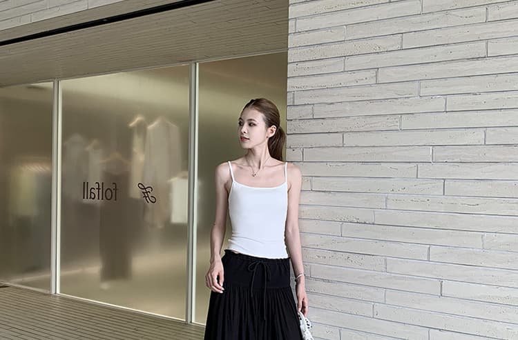 지금 임산부 한 부서 펌프 로프 느긋한 넓은 다리 치마바지 여성 여름 2026 새로운 루즈핏 캐주얼 다용도 작은 키 바지 상세 이미지 44