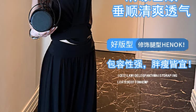 지금 임산부 호흡 바지 요가 가면 뒤집다 측면 디자인 软绵 여성 여름 새로운 다용도 도루 도루 랜턴 9부 바지 상세 이미지 5