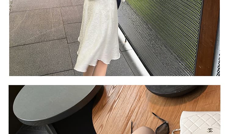 지금 임산부 아세트산 압력 주름 반신 스커트 여성 2026 새로운 여름 한 마디 다용도 루즈핏 압력 주름 프랑스식 중간 길이 스커트 상세 이미지 34