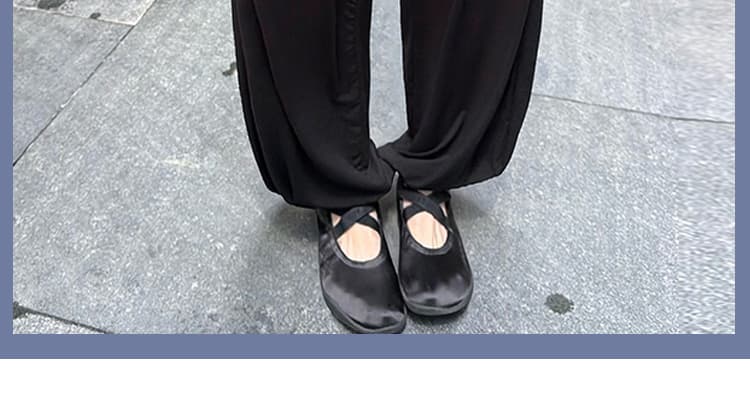 지금 임산부 호흡 바지 요가 가면 뒤집다 측면 디자인 软绵 여성 새로운 여름 다용도 도루 도루 랜턴 9부 바지 상세 이미지 3