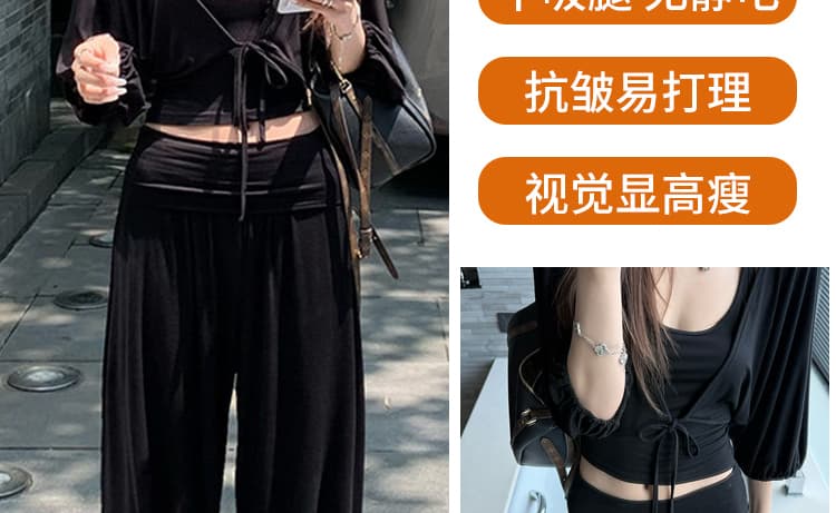 지금 임산부 호흡 바지 요가 가면 뒤집다 측면 디자인 软绵 여성 새로운 여름 다용도 도루 도루 랜턴 9부 바지 상세 이미지 7