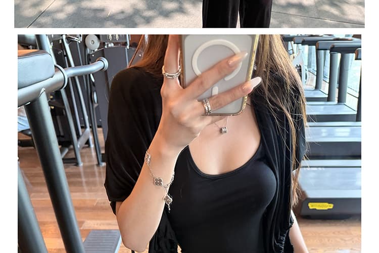 지금 임산부 호흡 바지 요가 가면 뒤집다 측면 디자인 软绵 새로운 여성 여름 다용도 도루 도루 랜턴 9부 바지 상세 이미지 52