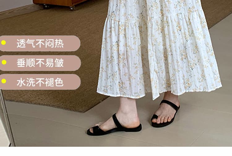 지금 임산부 꽃무늬 반신 스커트 2026 새로운 조기 가을 다용도 연령 감소 품격 요정 바람 우산 치마 롱 스커트 트렌디 어린이 상세 이미지 16
