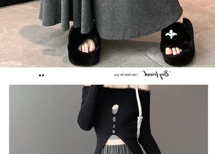 지금 임산부 찹쌀 반신 스커트 여성 가을 느긋한 A라인 스커트 슬림해 보이는 다용도 키 큰 남자 그는 벤 바람 롱 스커트 우산 치마 상세 이미지 50